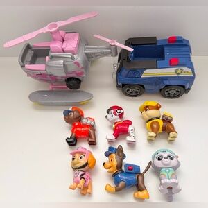 PAW Patrol Kids Toy Vehicle and Figure Lot